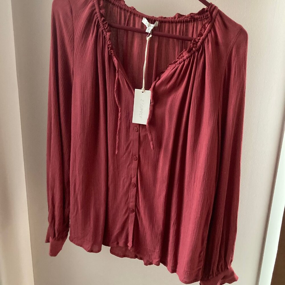 Z Supply XS Adella Blouse